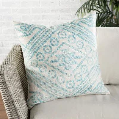 Nikki Chu Indoor/outdoor Geometric Throw Pillow In Pillow Cover Only - No Insert