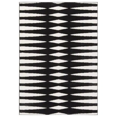 Nikki Chu Jaipur Living Calix By  Geometric Black/white Area Rug In Brown