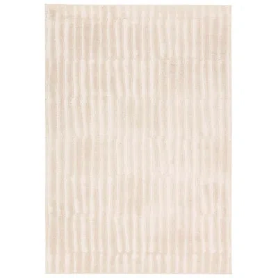 Nikki Chu Jaipur Living Terza Striped White/ Area Rug In Ivory;cream