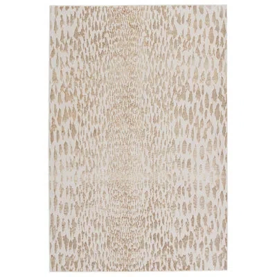 Nikki Chu Malilla Animal Print Beige Area Rug