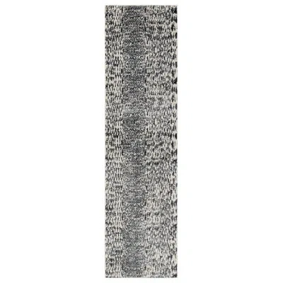 Nikki Chu Malilla Animal Print Black Area Rug