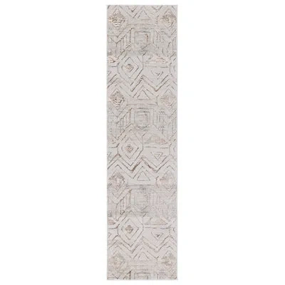 Nikki Chu Malilla Geometric Beige Area Rug