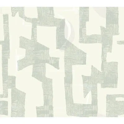 Nikki Chu Modern Tribal Wallpaper In Green