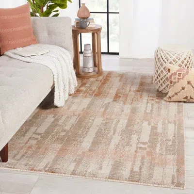 Nikki Chu Sanaa Abstract Taupe Area Rug