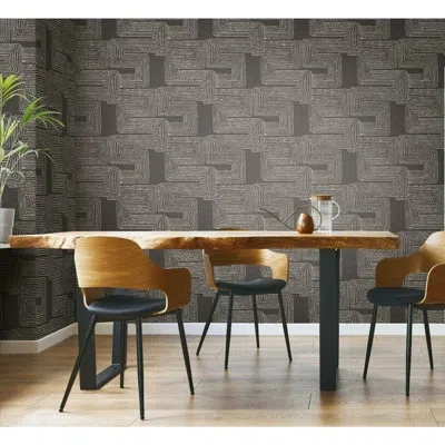 Nikki Chu Signature Peel & Stick Wallpaper In Black,white