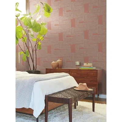 Nikki Chu Zulu Thread Wallpaper In Pink