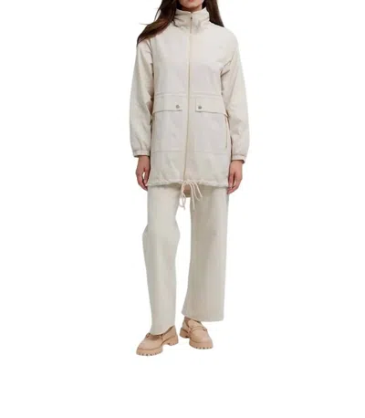 Nikki Jones Anorak Hoodie In Sand In Beige