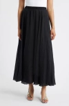 Nikki Lund Alba Pull-on Midi A-line Skirt