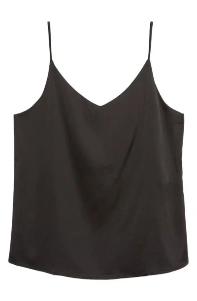 Nikki Lund Bijou Satin Camisole In Black