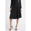 Nikki Lund Cecilia Faux Suede A-line Skirt