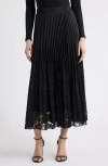 Nikki Lund Madaleine Pleated Lace Skirt
