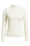 Nikki Lund Melody Funnel Neck Top In Neutral