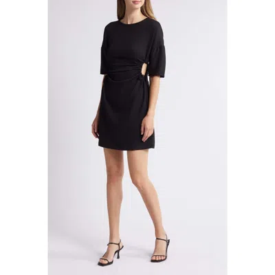 Nikki Lund Mila Side Cutout Dress In Black