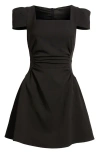 Nikki Lund Tiffany Side Ruched Dress In Black