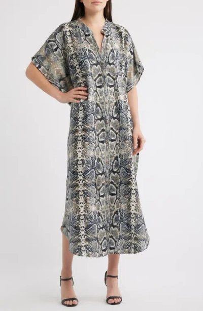 Nikki Lund Ursula Print Dress In Multi