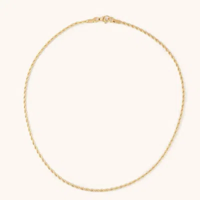 Nikki Smith Designs Women's Skinny Rope Necklace In Gold