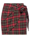 Nikkie Woman Mini Skirt Red Size 6 Polyester, Viscose, Elastane In Red