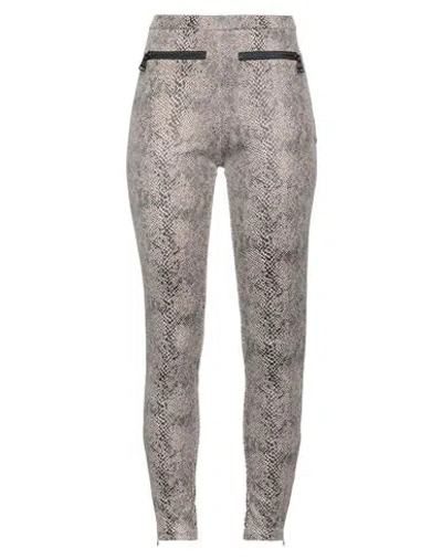 Nikkie Woman Pants Khaki Size 4 Polyester, Elastane In Beige