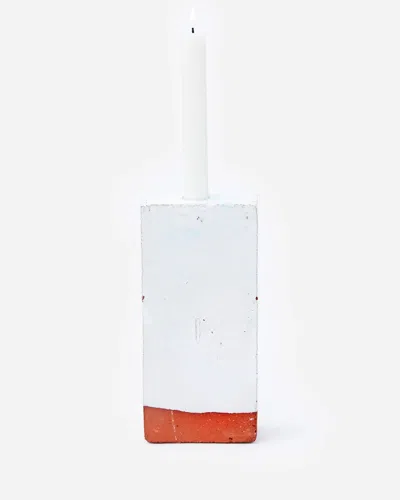 NIKO JUNE NIKO JUNE | A SINGLE BRICK CANDLE | WHITE CANDLES