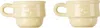 Niko June Beige Kantine Cup Set In Beige