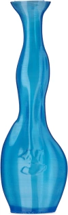Niko June Blue 'las Projects' Vase In Blue