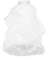 Niko June Xl Eros Torso Transparent Vase In White