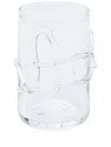 Niko June Ivy Drinking Glasses (set Of Two) In White