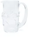 Niko June Ivy Glass Pitcher (20cm) In White