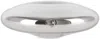 Niko June Small Fish Eye Mirror In Glass/silver