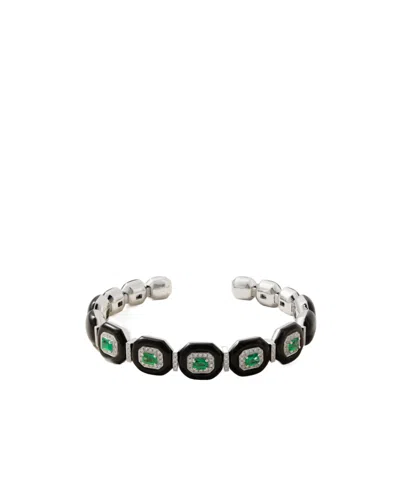 Nikos Koulis 18k White Gold Bracelet In Multi