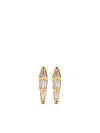 Nikos Koulis 18kt Yellow Gold Spectrum Diamond Earrings In Gold