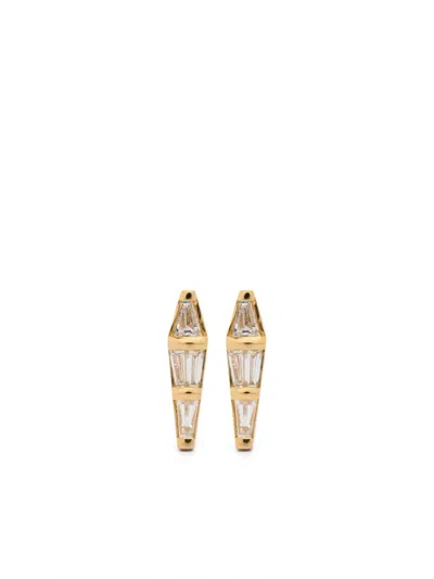 NIKOS KOULIS 18K YELLOW GOLD DIAMOND EARRINGS