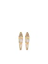 Nikos Koulis 18kt Yellow Gold Spectrum Diamond Earrings In Gold