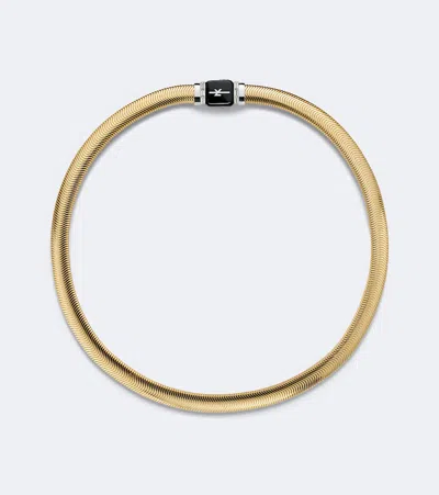 Nikos Koulis Feelings 18kt Yellow And White Gold Necklace With Diamonds