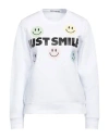 Nil & Mon Nil+mon Woman Sweatshirt White Size L Organic Cotton, Recycled Pes In White