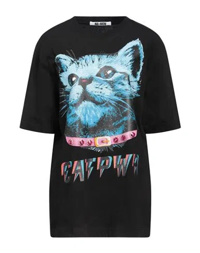 Nil & Mon Nil+mon Woman T-shirt Black Size M Organic Cotton
