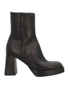 Nila & Nila Woman Ankle Boots Black Size 6 Leather
