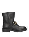 Nila & Nila Woman Ankle Boots Black Size 6 Soft Leather In Black