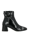 Nila & Nila Woman Ankle Boots Black Size 6 Textile Fibers