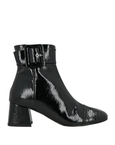 Nila & Nila Woman Ankle Boots Black Size 6 Textile Fibers