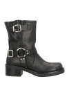 Nila & Nila Woman Ankle Boots Black Size 7 Calfskin