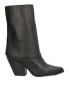 Nila & Nila Woman Ankle Boots Black Size 7 Leather