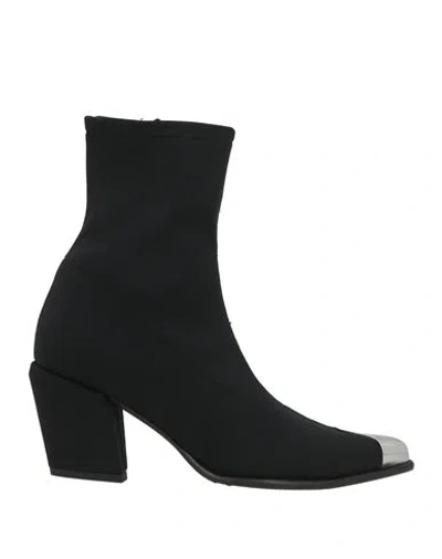 Nila & Nila Woman Ankle Boots Black Size 7 Synthetic Material