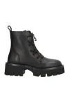 Nila & Nila Woman Ankle Boots Black Size 8 Leather