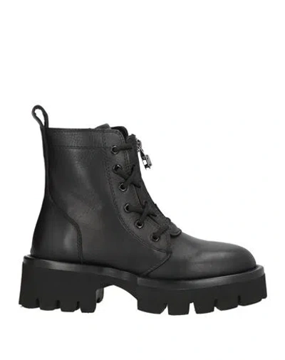 Nila & Nila Woman Ankle Boots Black Size 8 Leather