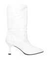 Nila & Nila Woman Ankle Boots White Size 8 Soft Leather