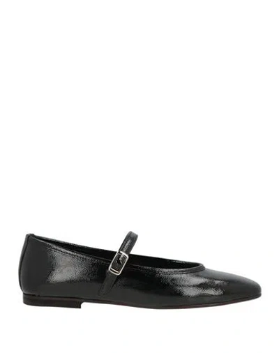 Nila & Nila Woman Ballet Flats Black Size 11 Leather