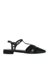 Nila & Nila Woman Ballet Flats Black Size 7 Textile Fibers In Black