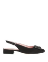Nila & Nila Woman Ballet Flats Black Size 7 Textile Fibers