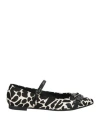 Nila & Nila Woman Ballet Flats Black Size 8 Leather